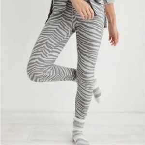 Aerie Waffle Knit Zebra Print Pajama Pants